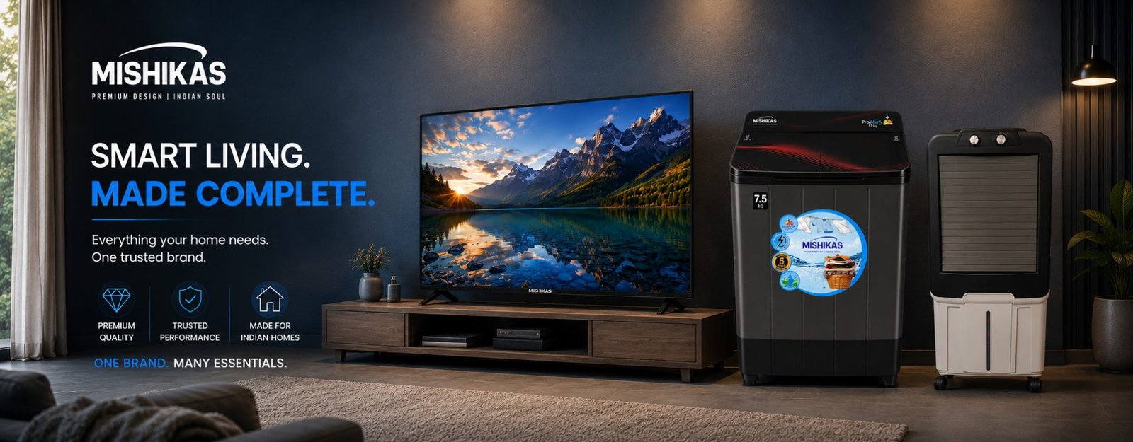 Smart Living. Made Complete. — One Brand, Many Essentials